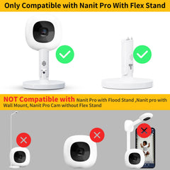 iTODOS flexible arm with gooseneck enables 360-degree angling for better baby perspective.