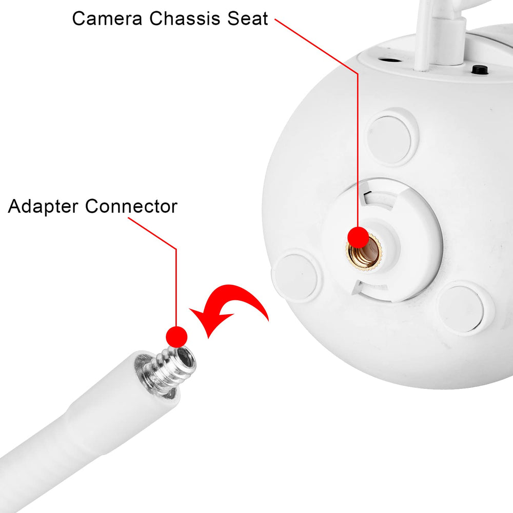 iTODOS gooseneck arm for flexible camera angles