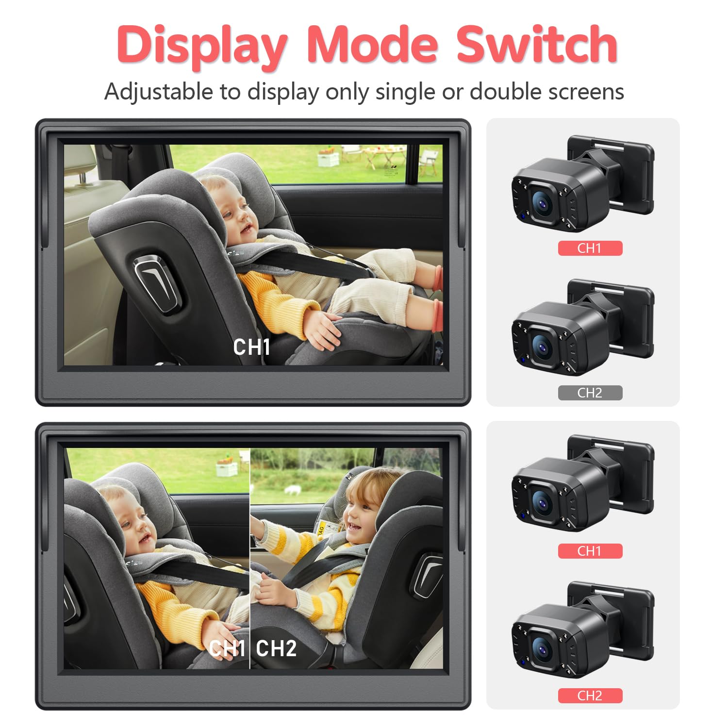 Itomoro 360-degree rotation adjusts viewing angles easily.
