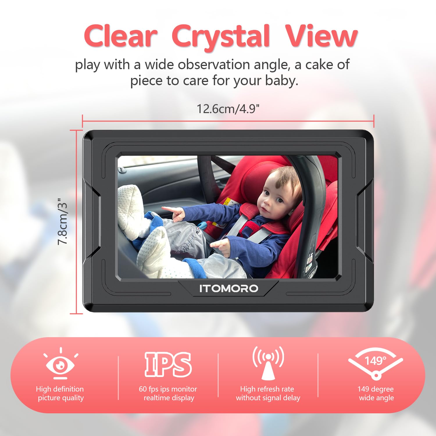 Itomoro adjustable displayer lets you tune brightness and color for day or night.