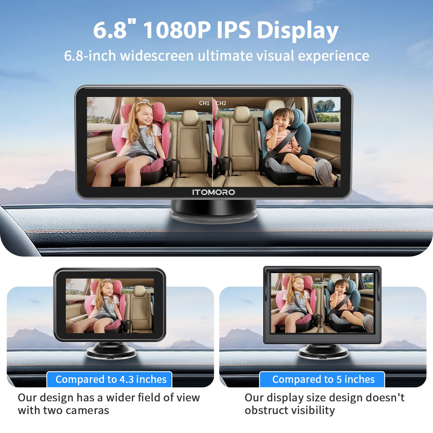 Itomoro headrest mount for quick and stable camera attachment