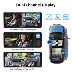 Itomoro night vision using 940nm infrared for clear back-seat view