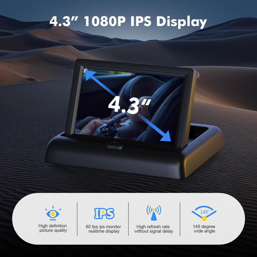 Itomoro Baby Car Camera easy USB install for quick setup without tools.