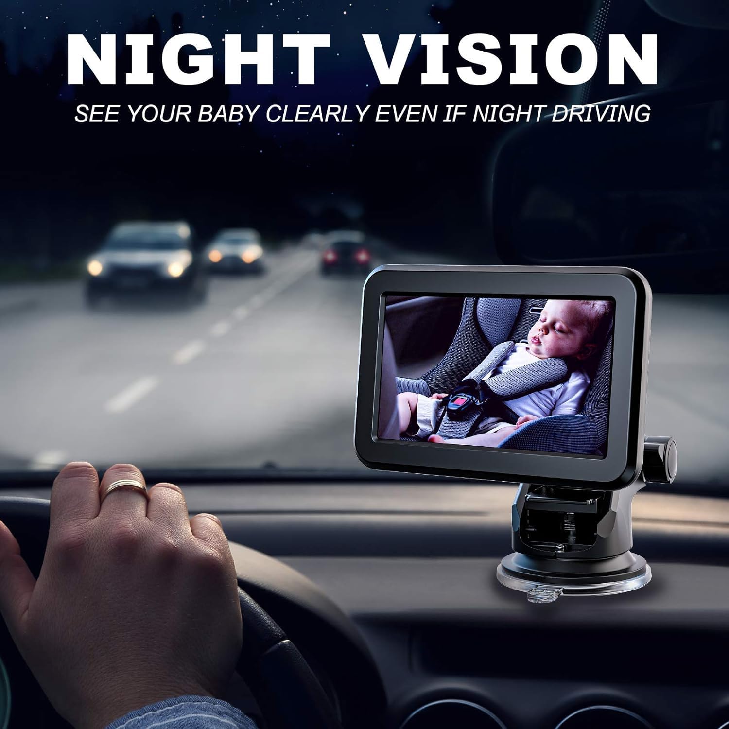 Itomoro baby car mirror installs without tools for quick, secure setup.