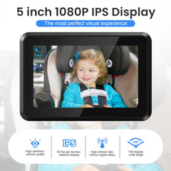 Itomoro Mirror's 360-degree rotation lets you adjust the view as needed.