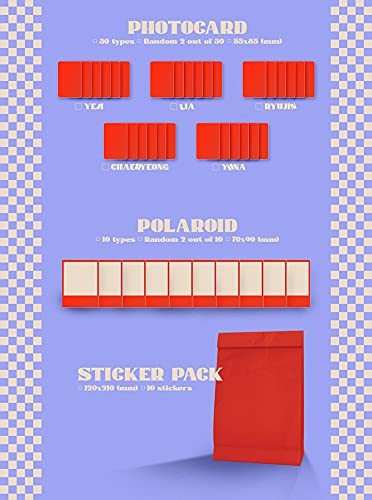 ITZY Crazy In Love Yeji lyric booklet, immersive lyrics on the go