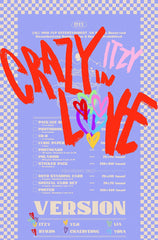 ITZY Crazy In Love Yeji portrait, bold style capturing the era