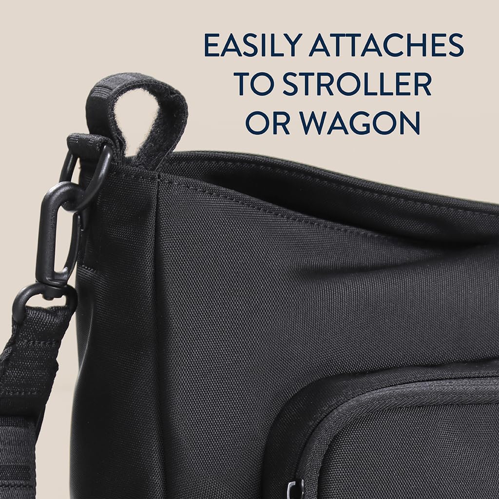 Itzy Ritzy Belong Cargo Caddy interior zip pocket keeps valuables secure