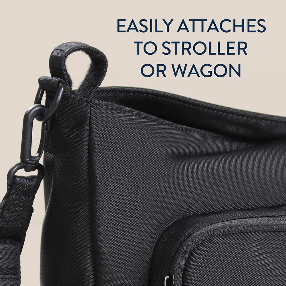 Itzy Ritzy Belong Cargo Caddy interior zip pocket keeps valuables secure