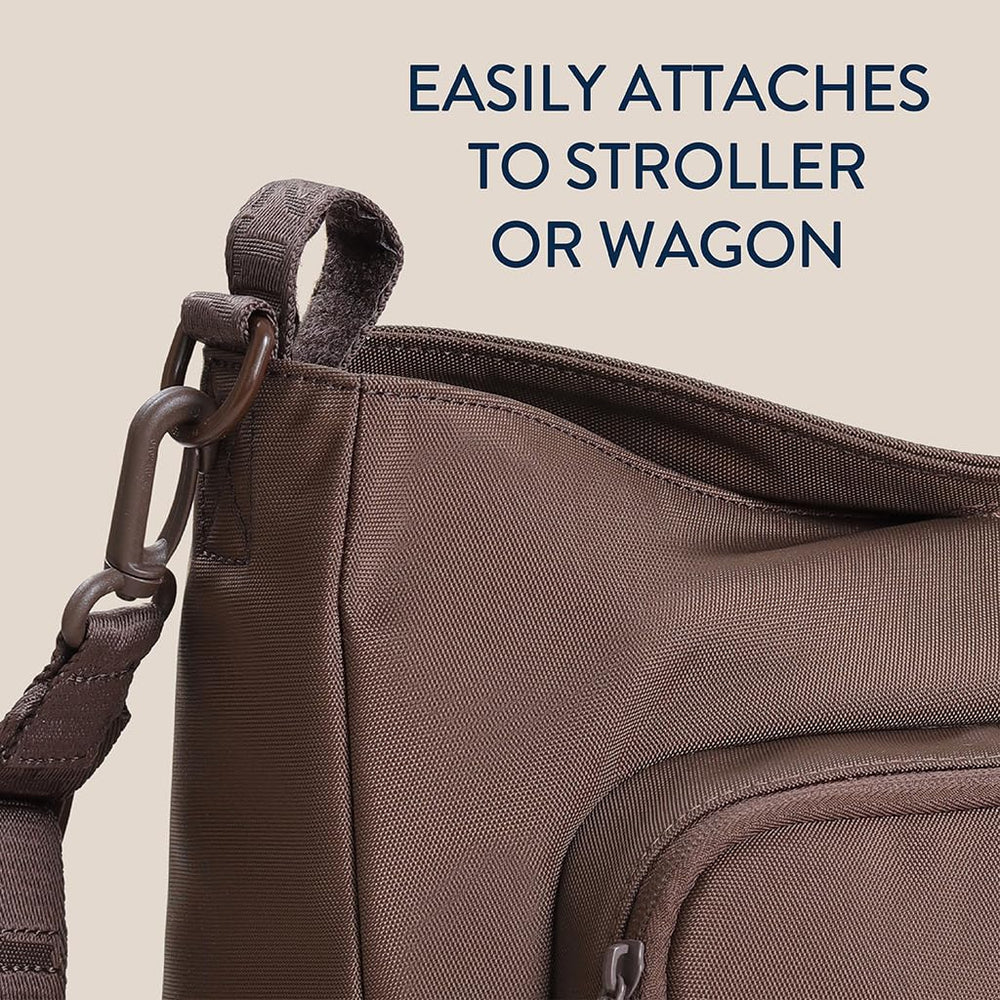 Itzy Ritzy Belong Cargo Caddy interior pocket keeps valuables secure during errands