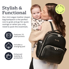 Itzy Ritzy mini plus bottle pockets keep bottles secure during outings