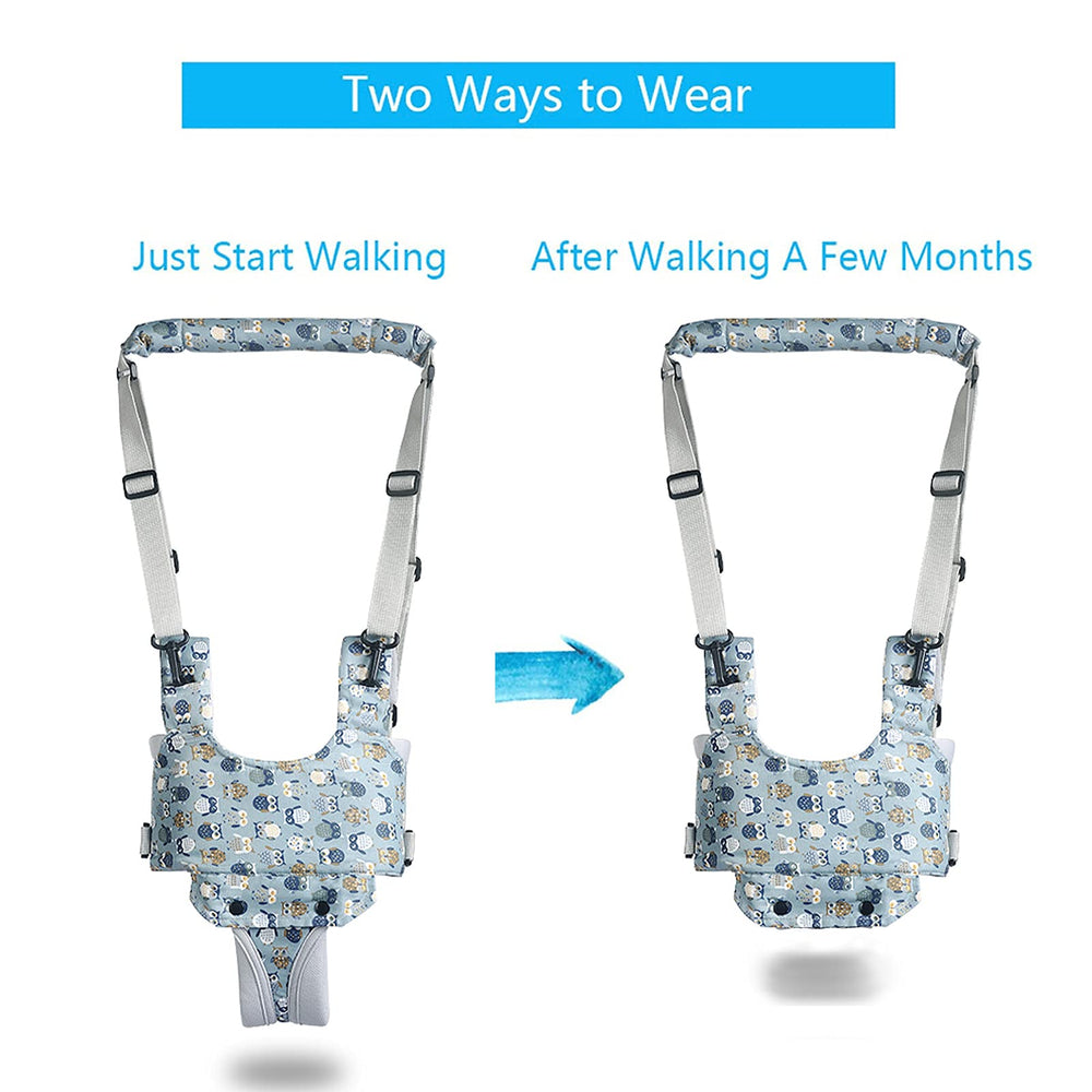 IULONEE baby walker adjustable straps highlight secure and comfy fit