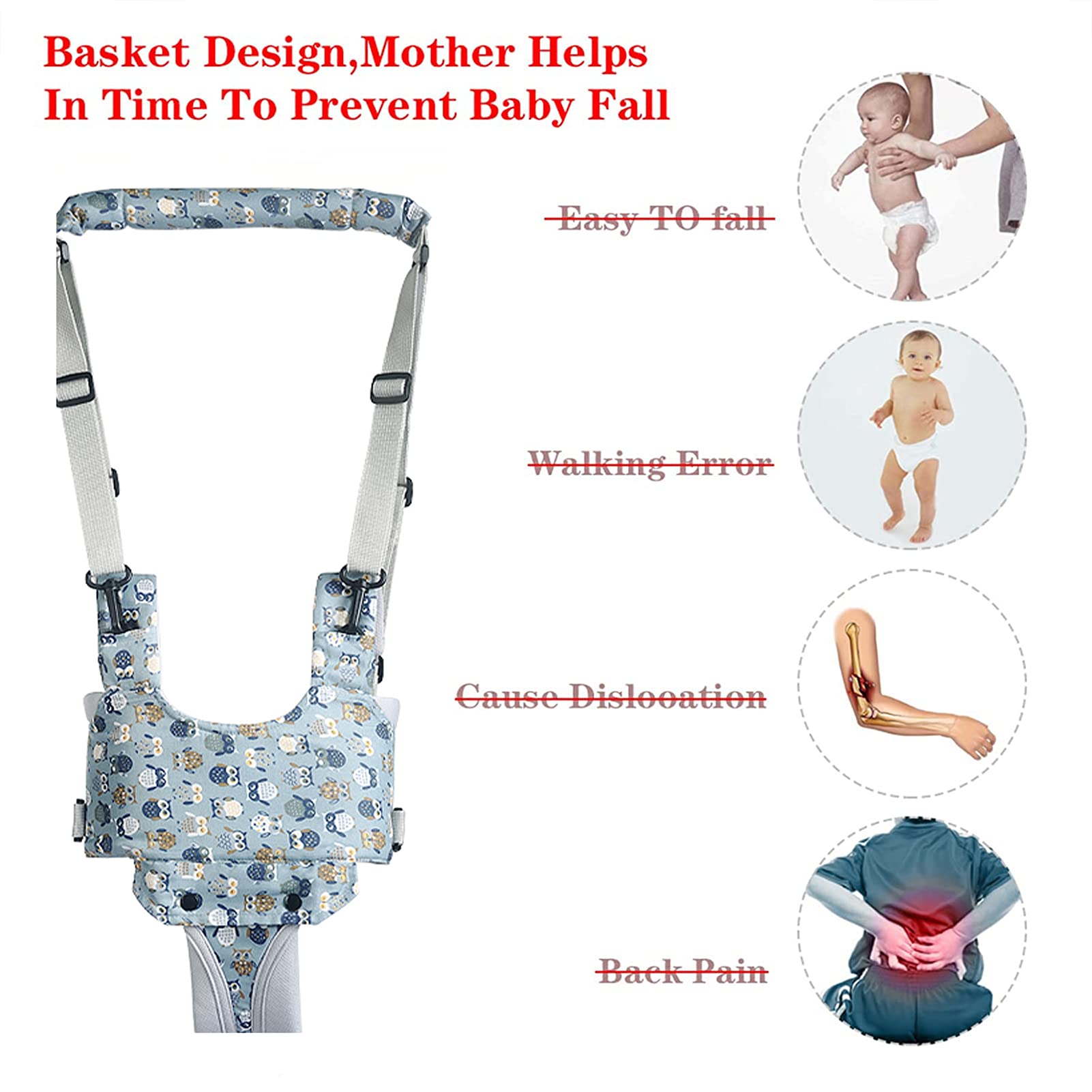 IULONEE walker breathable materials keep baby comfortable during play