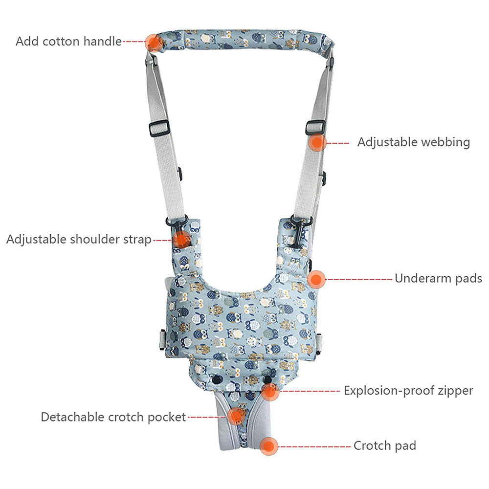 IULONEE walker detachable crotch pad allows freedom as baby learns