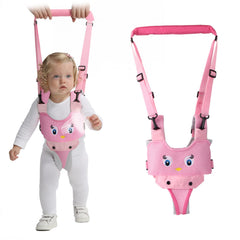 IULONEE baby walking harness pink with breathable mesh provides cool comfort during practice