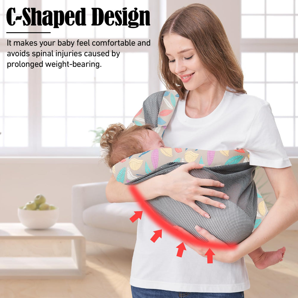 IULONEE kangaroo hold offers closeness with hands free mobility.
