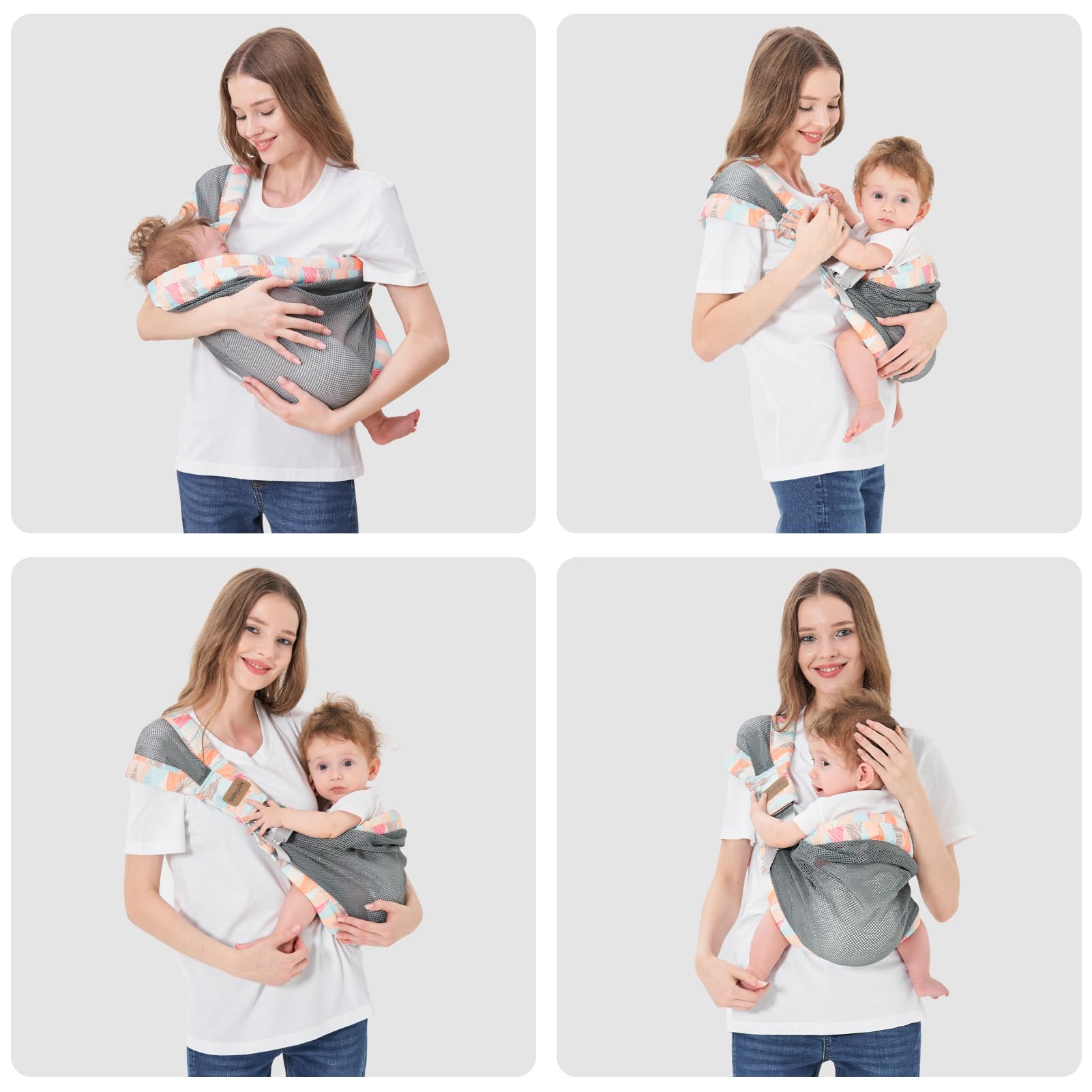 IULONEE Baby Wrap Carrier supports newborn hold for early weeks with closeness.