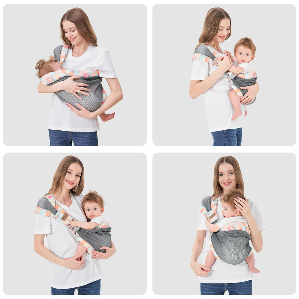 IULONEE Baby Wrap Carrier supports newborn hold for early weeks with closeness.