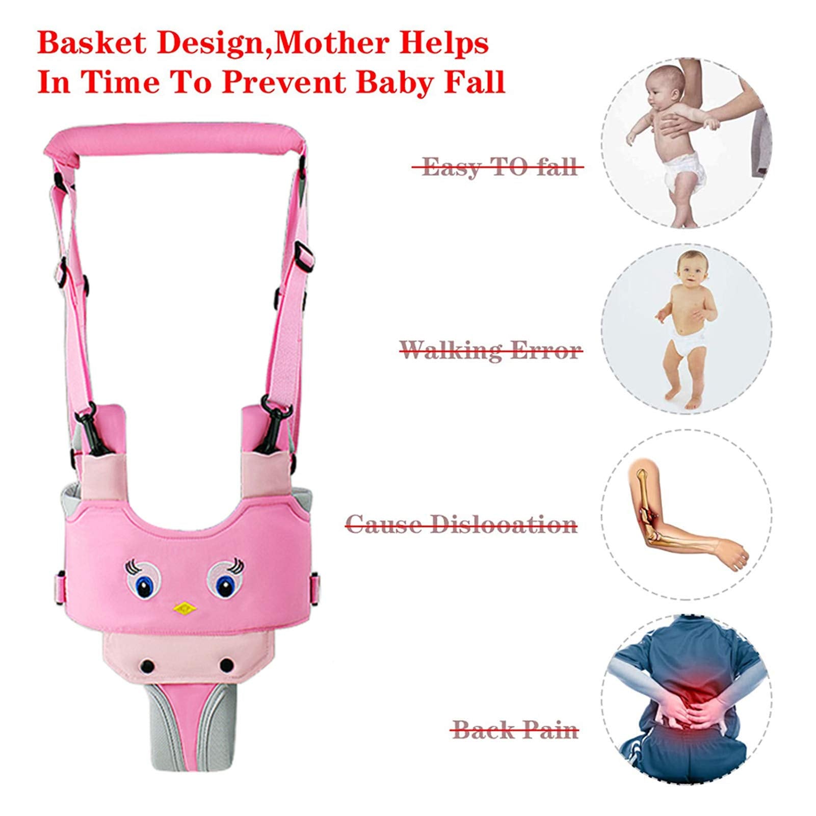 IULONEE breathable cotton mesh pink fabric keeps baby comfortable during play