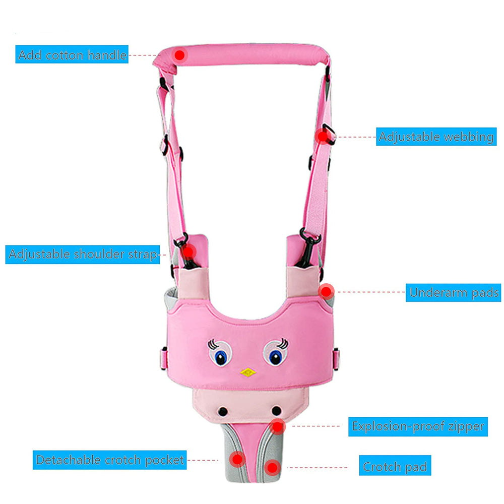 IULONEE detachable crotch pad pink allows reduced restraint as standing improves