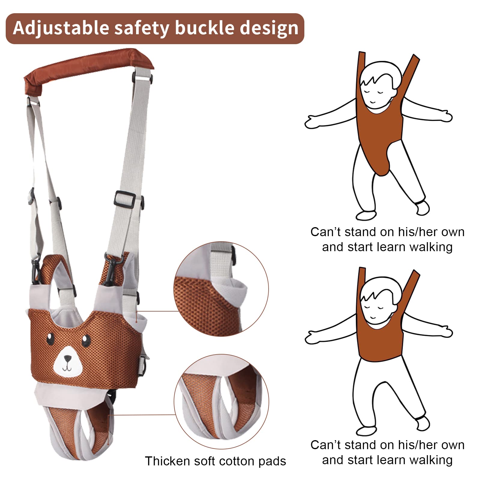 IULONEE 4-in-1 design supports standing, assisted walking, and free exploration.