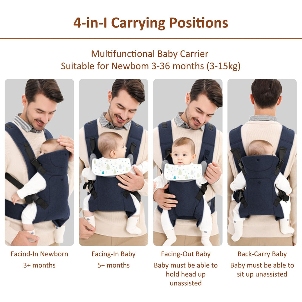 IULONEE wide waist belt and straps distribute weight to reduce back strain.