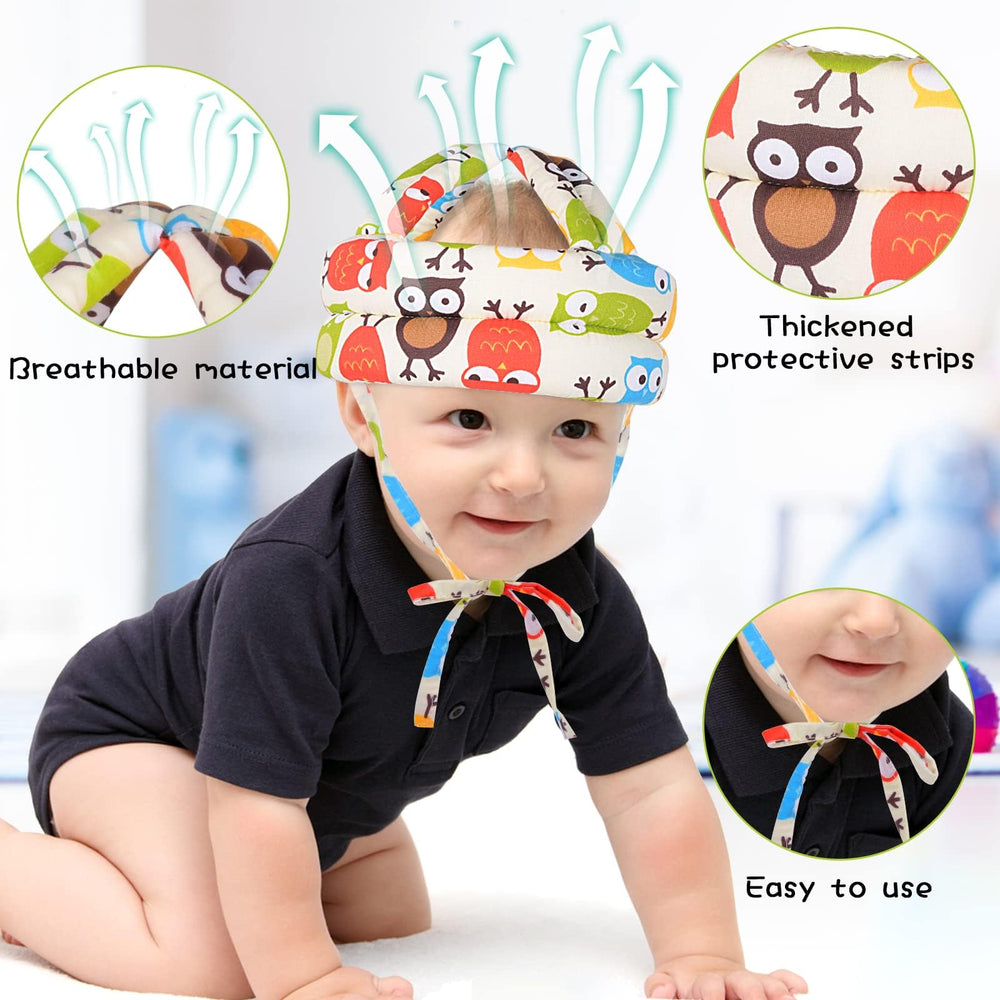 IUMÉ Toddler Safety Helmet cotton-material provides soft, light comfort for active toddlers.