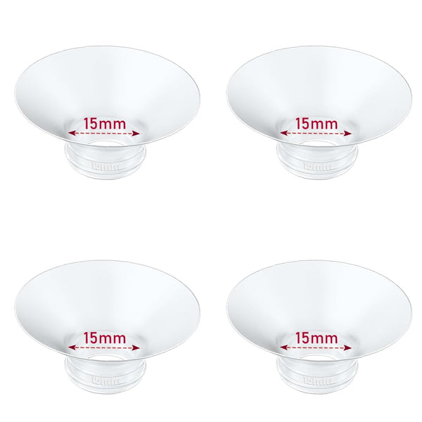 IVARONAL 15mm flange insert pack shown for comfortable fit with 24mm shields
