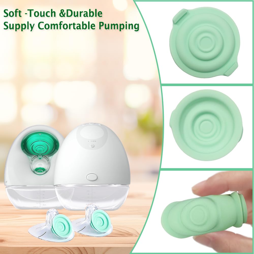 BPA-free food-grade silicone diaphragm by IVARONAL for safe contact with milk