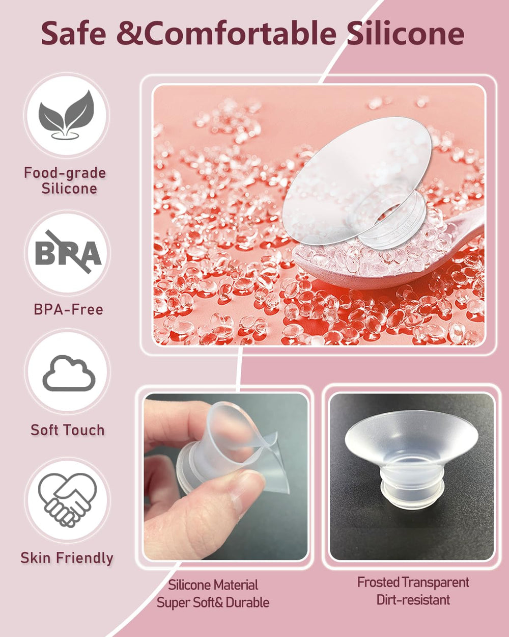 IVARONAL BPA-free flange inserts prioritize safe, comfortable use.