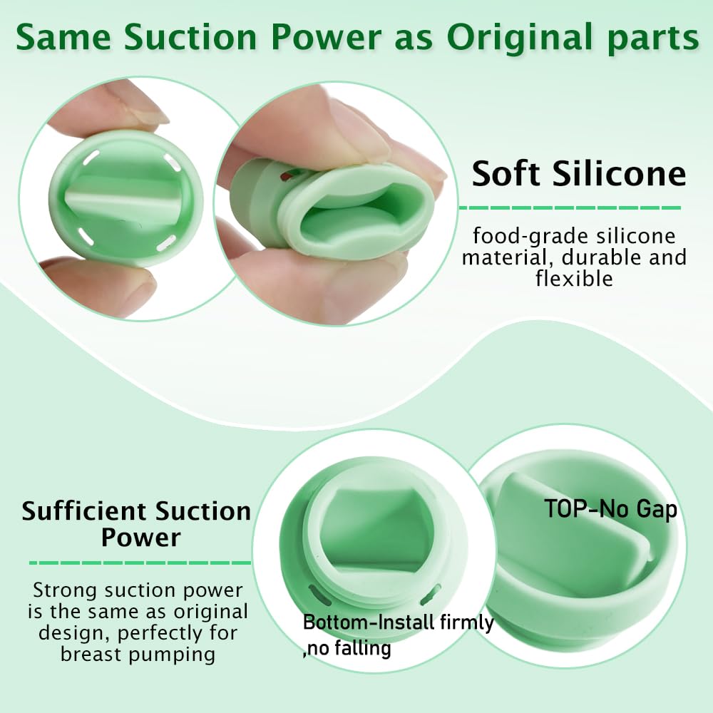 No-gap IVARONAL duckbill valve tip helps maintain suction during pumping.