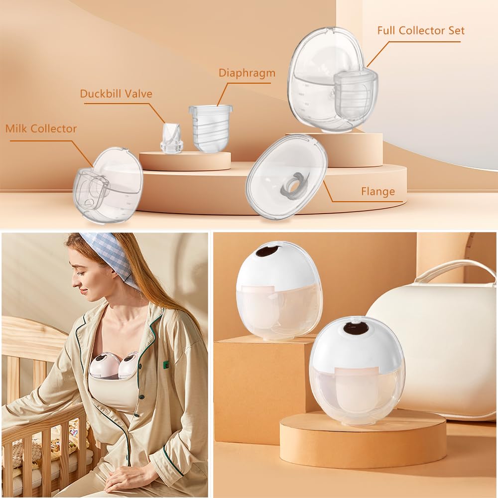 IVARONAL easy-cleaning parts simplify sanitization after pumping sessions.
