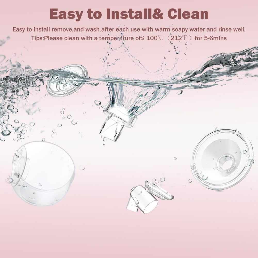IVARONAL easy cleaning instructions: warm soapy water and boil 100°C
