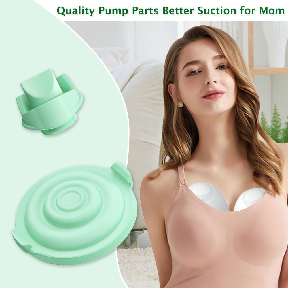 Easy to install and clean IVARONAL pump seals for Elvie spout