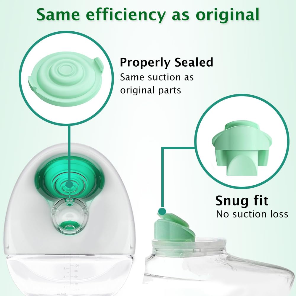 IVARONAL Elvie flange-compatible seal for hygienic milk flow control