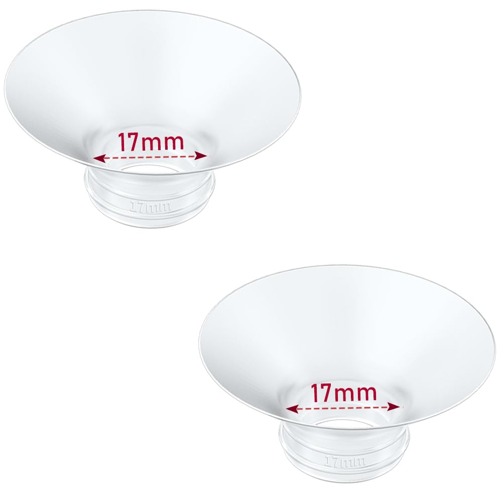 IVARONAL flange insert 17mm pack 2pcs for adaptable sizing and comfortable pumping