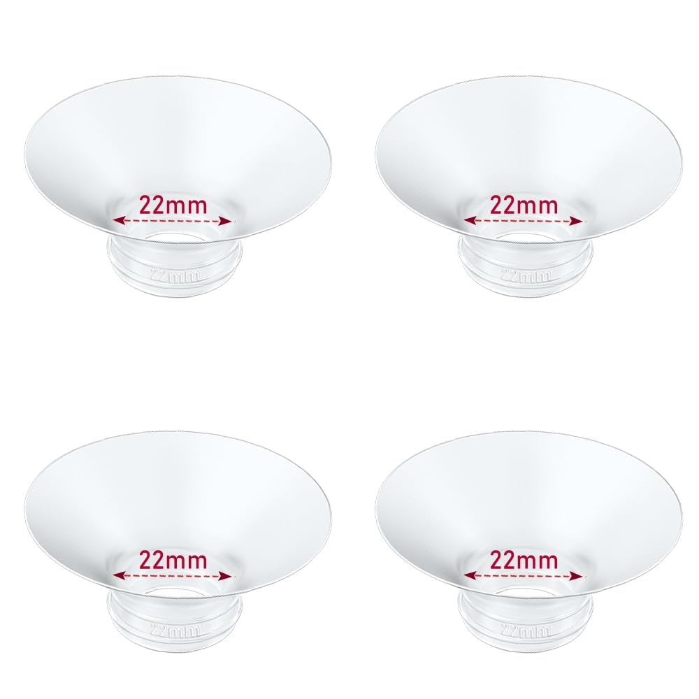 IVARONAL flange insert 4-pack in 22mm size for comfortable pumping