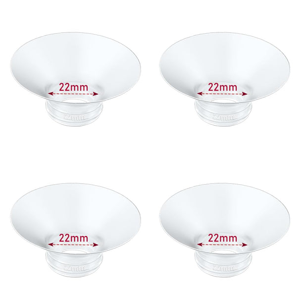IVARONAL flange insert 4-pack in 22mm size for comfortable pumping