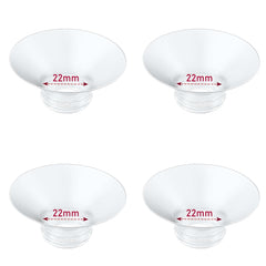 IVARONAL flange insert 4-pack in 22mm size for comfortable pumping