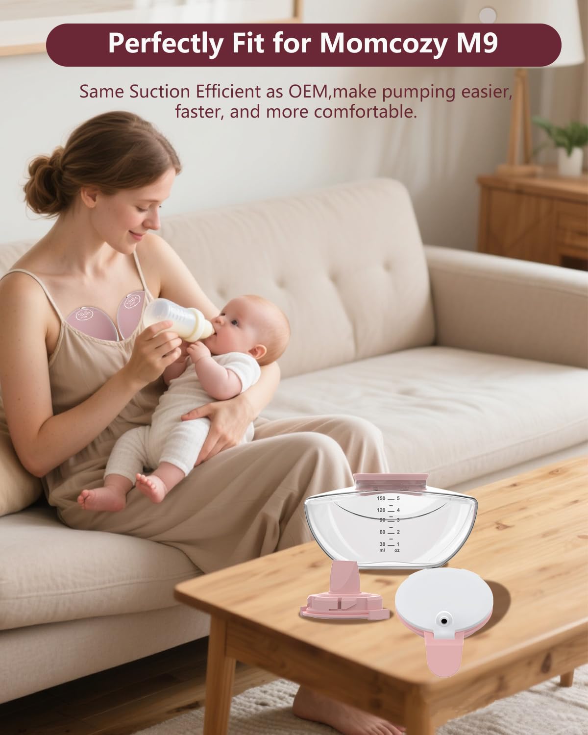 IVARONAL M9 compatibility with Momcozy Upgraded Mobile Flow.