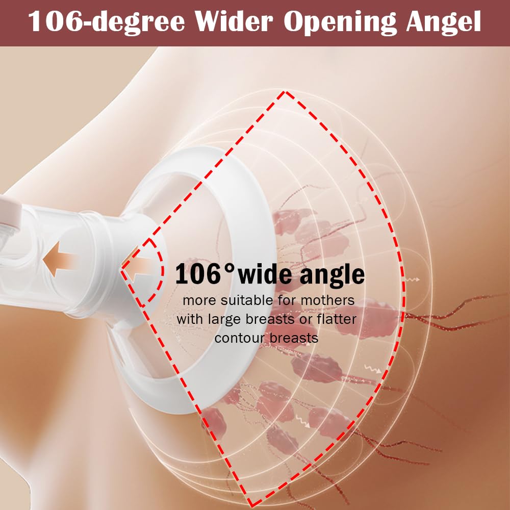 IVARONAL oval shape fits larger breasts for comfortable pumping
