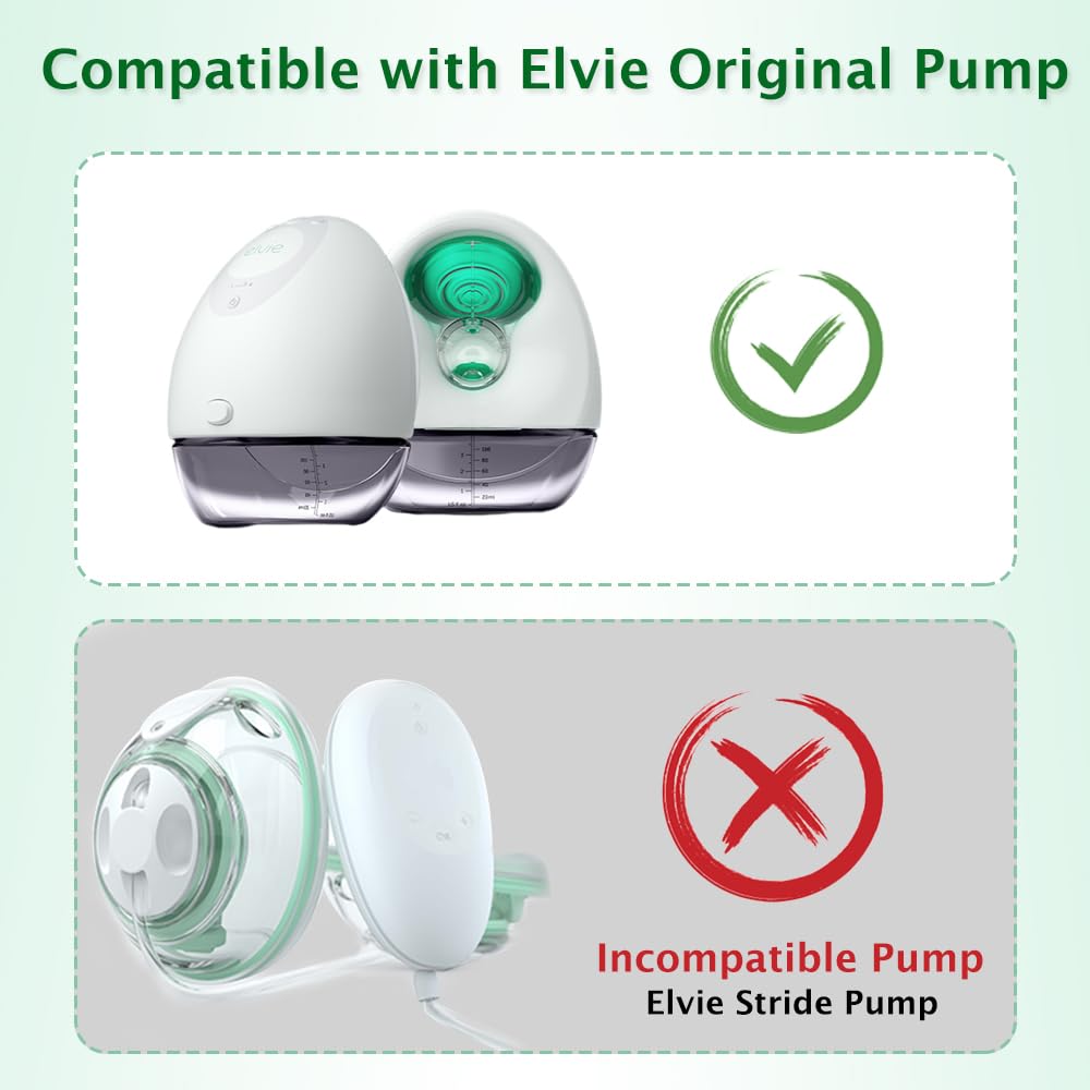 Silicone duckbill valves by IVARONAL replace Elvie parts while maintaining a closed system