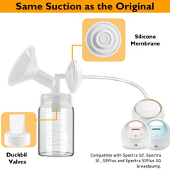 IVARONAL silicone membrane replacement for Spectra pumps delivers strong suction.