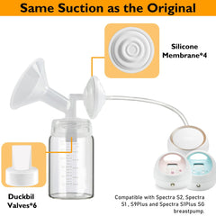 IVARONAL silicone membrane pack with strong suction for efficient expression