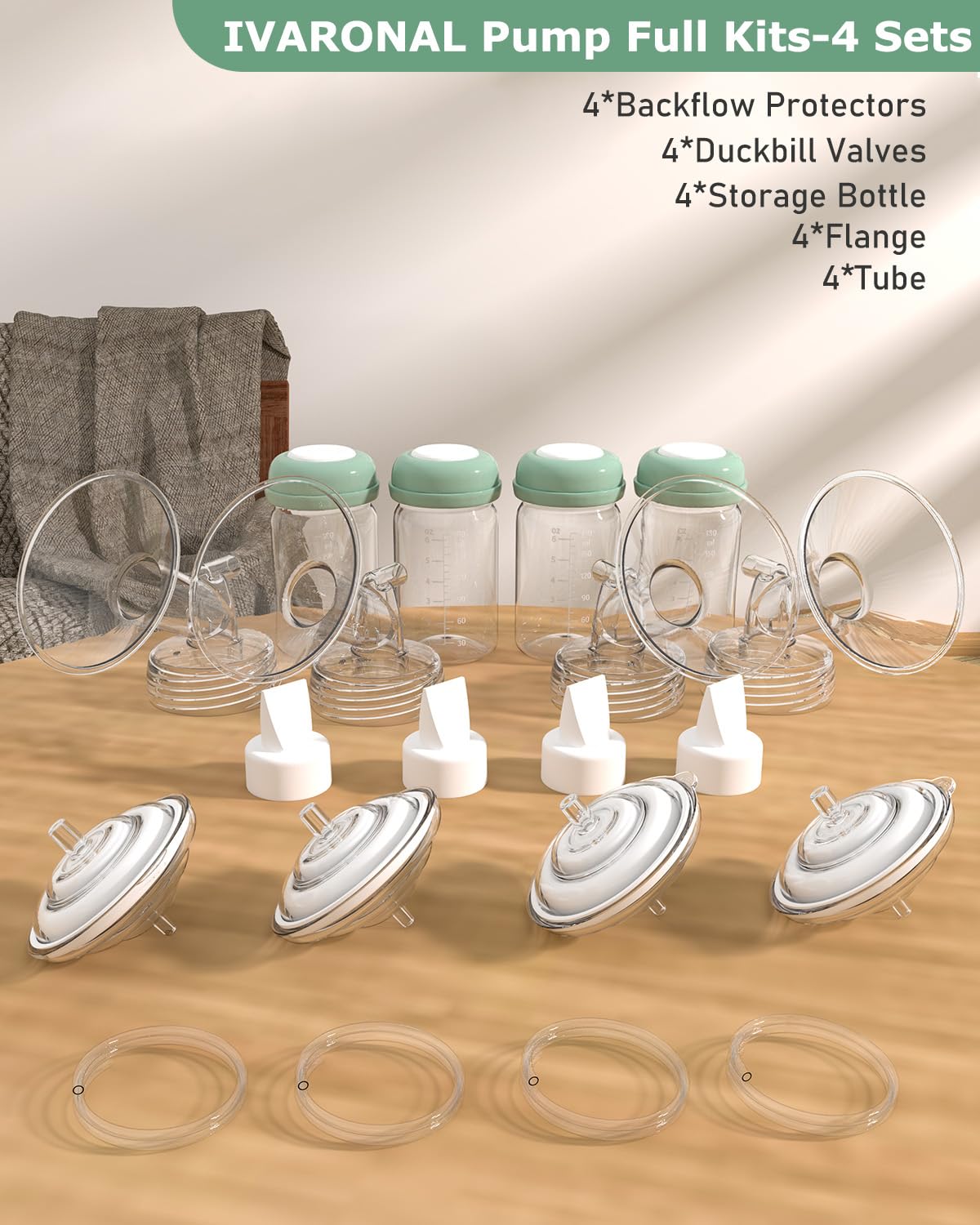 IVARONAL spectra-compatible kit works with Luna and Motif pumps