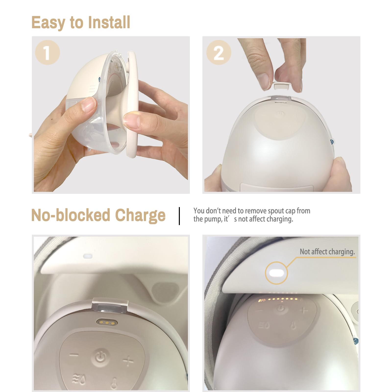 Long-lasting design: each cap lasts about three months with regular use.