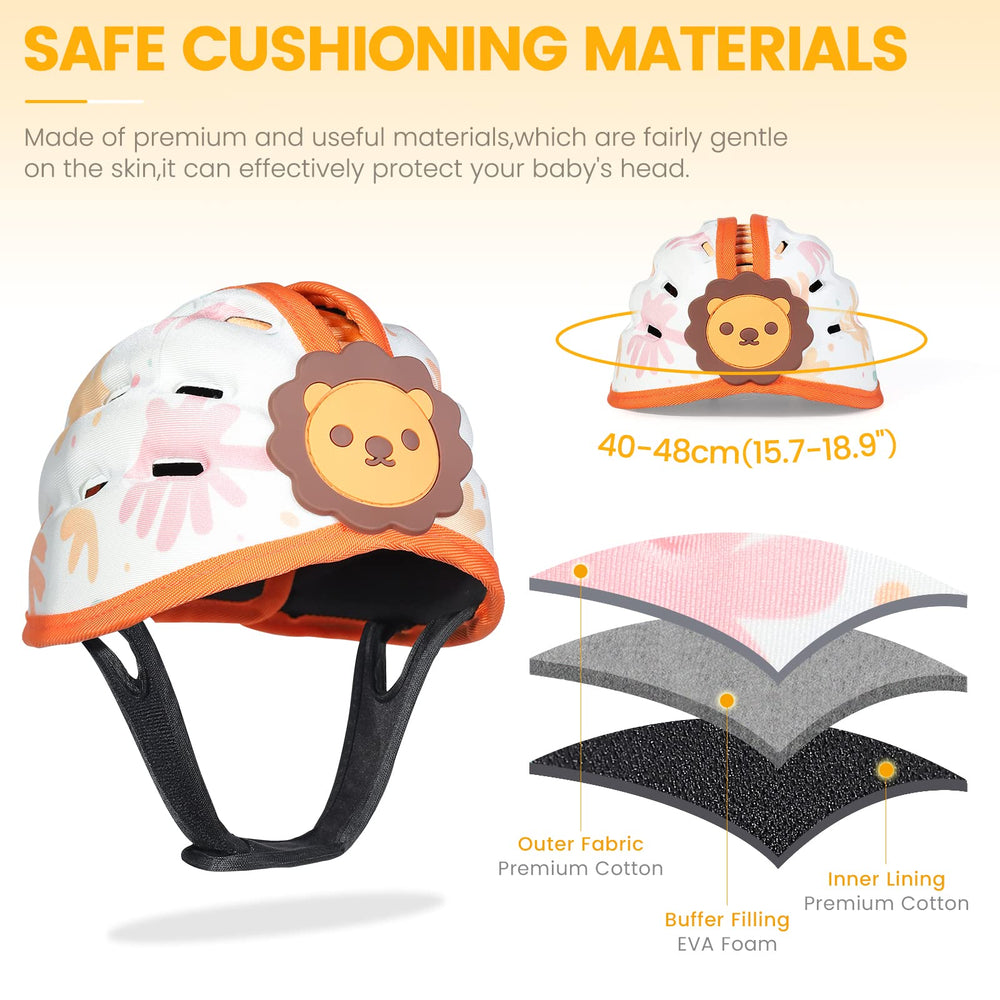 IvyWind adjustable chin strap helmet for growing babies
