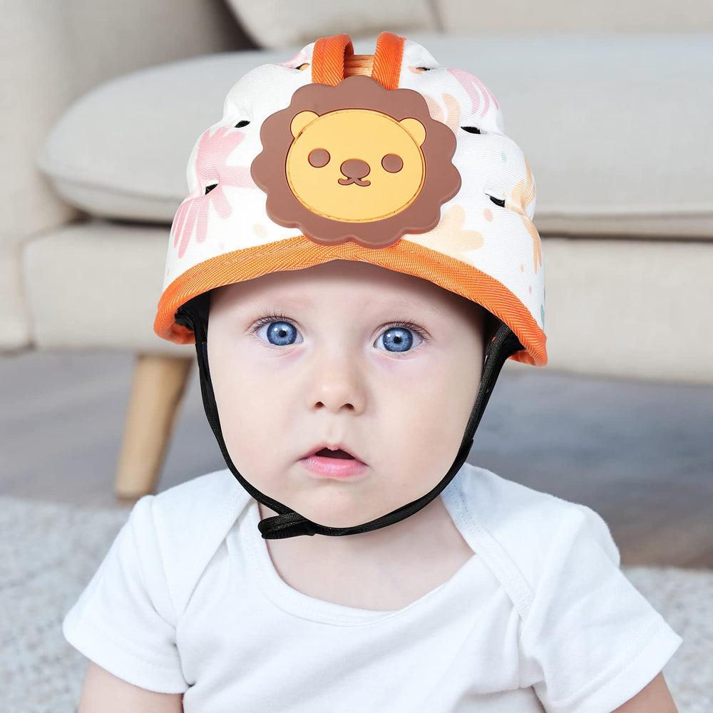 IvyWind orange lion helmet in gift-ready packaging for gifting