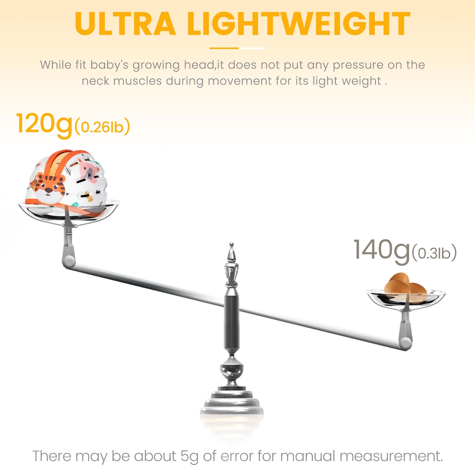 IvyWind ultralight design helps free movement during play