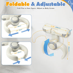 IvyWind Uses strong suction cups on tile or glass without drilling.
